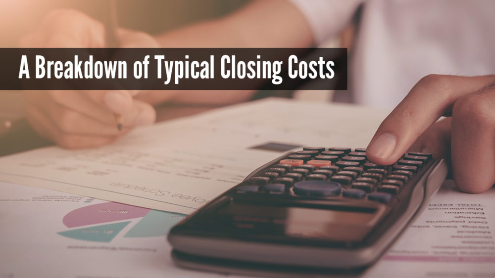 breakdown of mortgage closing costs