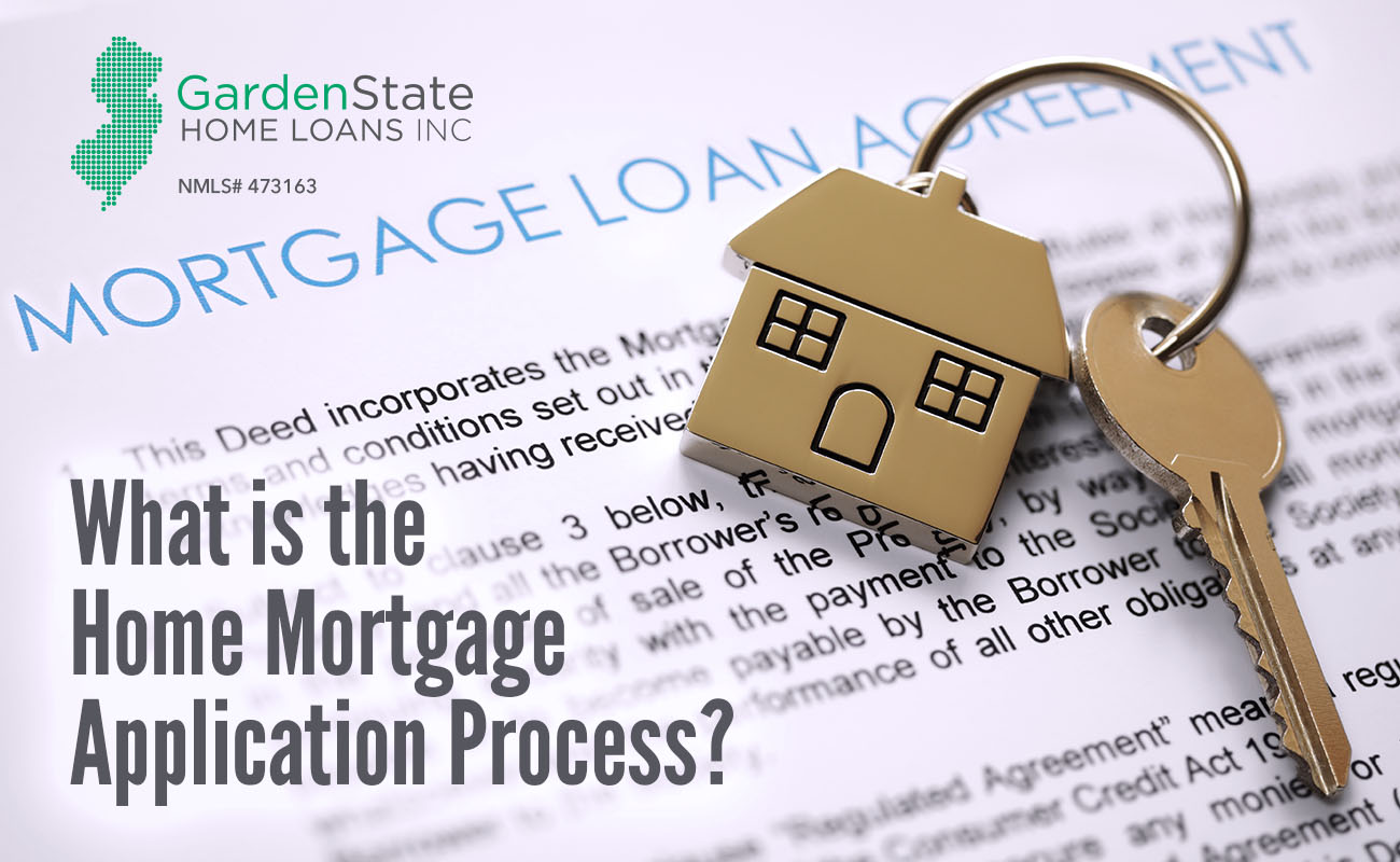 What is the process involved in a home mortgage application?