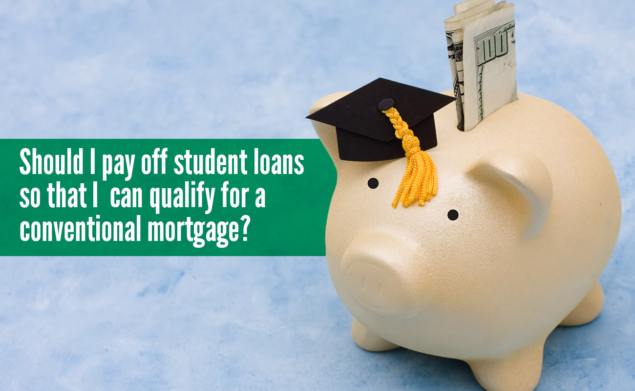 Student loans and mortgages