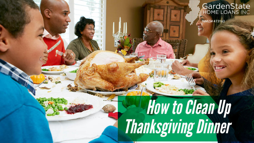 , How to Clean Up Thanksgiving Dinner