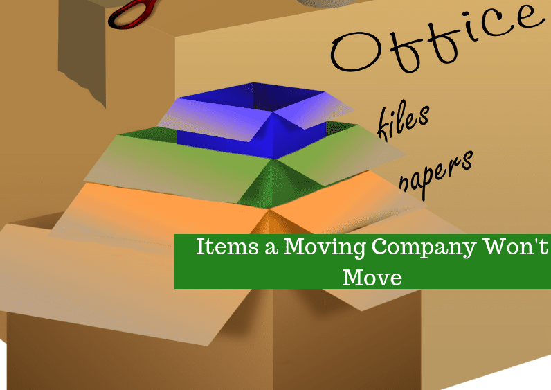 , Items a Moving Company Won&#8217;t Move