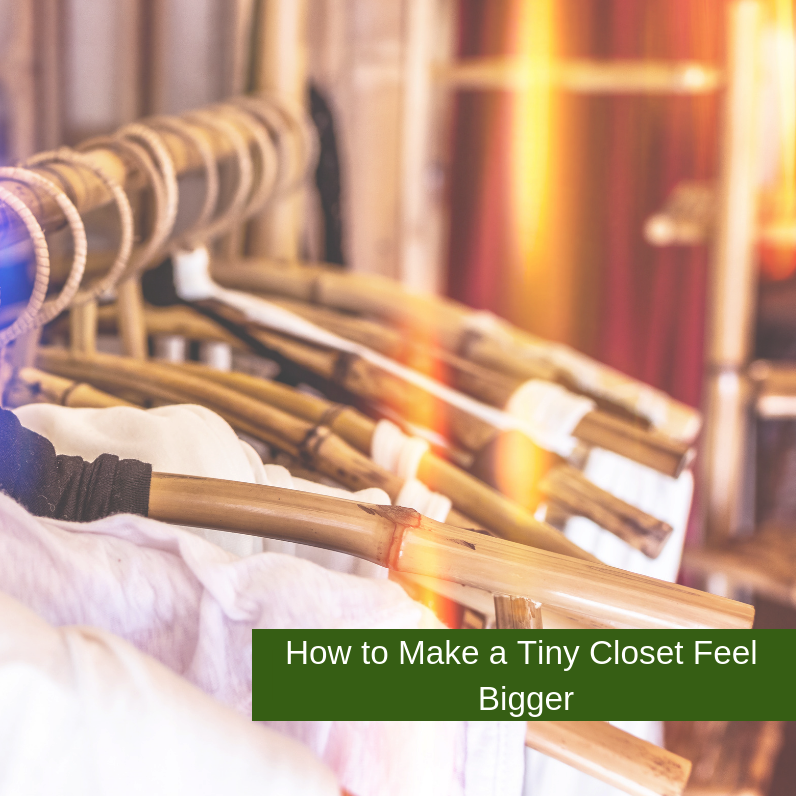 how to make a tiny closet feel bigger
